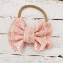 将图片加载到图库查看器，Modern Fashion Floral Headband Newborn Baby Elastic Hairbands Pearl Fresh Style Bow Knot For Girls
