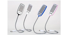 Load image into Gallery viewer, STEVVEX LED Reading Flexibile Lamp LED USB Book light Ultra Bright Flexible 4 Colors for Laptop Notebook and  PC Computer
