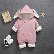 Load image into Gallery viewer, Baby Newborn Jumpsuit Snowsuit Warm Romper Cotton Jackets for baby Girl &amp; boy In Modern Desgn
