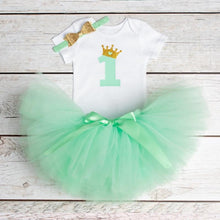 将图片加载到图库查看器，Baby First Birthday Outfits Tutu Tulle for 1 Year Party Fluffy Pink Communion Toddler Christening Gown Dresses For Girls
