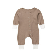 Load image into Gallery viewer, Baby Romper Jumpsuits Autumn Winter Warm Long Sleeve Rompers Clothes In Retro Classic Style
