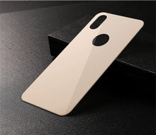 Load image into Gallery viewer, Back 9H Tempered Glass For iPhone 14 Plus 13 12 mini 11 Pro X XR XS Max Rear Screen Protector Protective Film Gold Black White Anti Scratch Edge to Edge Coverage Back Glass for iPhone
