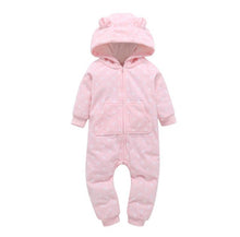 Load image into Gallery viewer, Modern High Quality Newborn Infant Baby Clothes Fleece Jumpsuit Boys Romper Hooded Jumpsuit Bear For Kids

