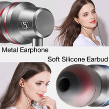 Load image into Gallery viewer, STEVVEX In-Ear Headphones Earphone For Phone Stereo Bass Headset Metal Wired Earphone HiFi Headphones Mic For Cell Phones
