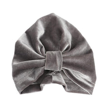 将图片加载到图库查看器，New Modern Baby Hat for Girls Autumn Winter Baby Cap Turban Great for Photography Props Elastic Infant Design
