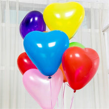 Load image into Gallery viewer, 100Pc Red Pink Balloons 10Inch Love Heart Latex Balloons For Wedding Party and Celebration Helium Balloon Valentines Day Birthday Party Inflatable Balloons
