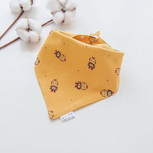 Load image into Gallery viewer, Cotton Cartoon Bandana Feeding Saliva Towel Waterproof Bibs For Baby Burp Accessory Adjustable Button Durable Baby Towels
