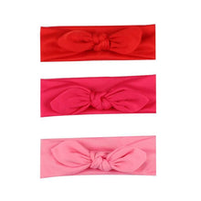 Load image into Gallery viewer, Modern 3Pcs Set Elastic Baby Headband Cute Bow Knot Kids Hair Bands For Newborn Baby Girl
