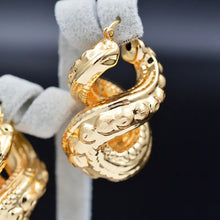 Load image into Gallery viewer, Sunny Jewelry Big Hoop Earrings Pendant Necklace Women's Copper Cross Number Eight Trendy New Arrivals Jewelry Sets For Party
