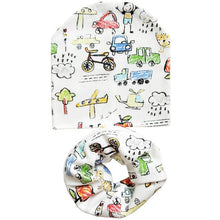 将图片加载到图库查看器，Modern Cartoon Cotton Baby Hat Winter Baby Girls Hat Newborn Boys Hats Kids Cap Scarf Set Children Beanies For Kids With Scarf
