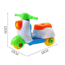 Load image into Gallery viewer, Early Learning Education Screw Nut Group Installed Plastic 3d Puzzle Disassembly Motorcycle Kids Toys for Children Jigsaw
