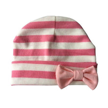 Load image into Gallery viewer, Modern Baby Girls and Boys Cotton Butterfly Hat For Newborn Infant Caps For Winter ad Sleeping for Baby Kids
