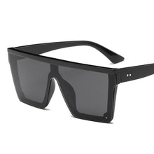 Load image into Gallery viewer, Top Luxury Modern Oversized Square Gradient Elegant Unisex Sunglasses For Men and Woman Brand Black Square Shades With UV400 Protection
