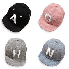 Load image into Gallery viewer, Cotton Baby Adjustable Letter Baseball Caps For Boys &amp; Girl Hats Children Snapback Hip-Hop Sun Hat In Modern Style
