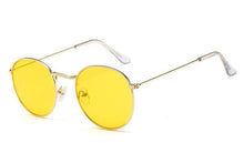 Load image into Gallery viewer, Famous  Retro Popular Oval Luxury Round Vintage Woman and Man Sunglasses  Brand Designer Oculos De Sol With UV400 protection
