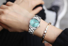 将图片加载到图库查看器，New STEVVEX Women Luxury Rhinestone Stainless Steel Quartz Watches Ladies Business Watch WIth  Japanese Quartz Movement For Women and Girls
