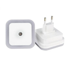 Load image into Gallery viewer, STEVVEX Wireless Sensor LED Night Light with  EU and  US Plug Mini Square Night Lights For Baby Room Bedroom Corridor Lamp multi purpose
