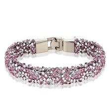 将图片加载到图库查看器，New Modern Fashion Luxury Crystal Shiny Bracelet Amazing Copper Alloy Elegant Bracelet Valentine's Day For Women
