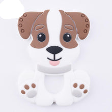 Load image into Gallery viewer, BPA Free Food Grade Silicone Teethers Cartoon Animals Shape Pacifier Clips, Accessories Baby Teething 1pc
