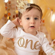 将图片加载到图库查看器，Luxury Modern Crown Headband Gold Princess Crown Photo Props For New Born Baby Girl Birthday
