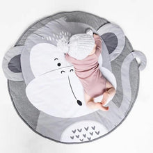 将图片加载到图库查看器，Luxury Mdoern Cartoon Animals Baby Play Mat Foldable Kids Crawling Pad Round Carpet Rug Toys Cotton Children Room Decor Photo Props Carpet For Kids
