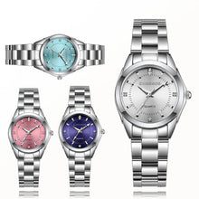 将图片加载到图库查看器，New STEVVEX Women Luxury Rhinestone Stainless Steel Quartz Watches Ladies Business Watch WIth  Japanese Quartz Movement For Women and Girls

