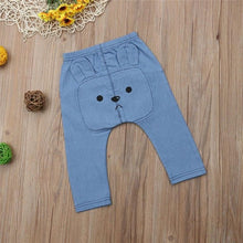 将图片加载到图库查看器，Cute Baby Pants Jeans Fashion Baby Boys Girls Pants Animal Print Long Trousers Bottoms Kids Trousers Children Pant
