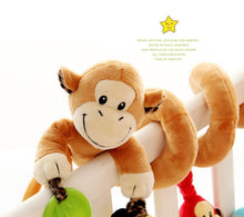 Load image into Gallery viewer, Stuffed Stroller Toys Animal Baby Crib Pram Bed Hanging Educational Infant Baby Rattle For Kids
