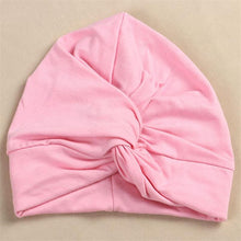 Load image into Gallery viewer, Indian Baby Turban Hat Cotton Baby Girls Kids Turban Headband Hair Head Bands Wrap Accessories for Children
