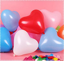 Load image into Gallery viewer, 100Pc Red Pink Balloons 10Inch Love Heart Latex Balloons For Wedding Party and Celebration Helium Balloon Valentines Day Birthday Party Inflatable Balloons

