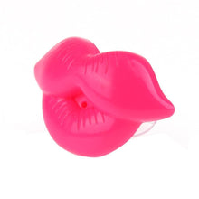 将图片加载到图库查看器，Silicone Baby Lip Pacifier Kiss Pink Rose Red Lip Shape Teeth Soothers Funny  Baby Pacifiers For Baby and For Kids
