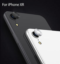 将图片加载到图库查看器，Camera Cover Anti-Scratch Tempered Glass Film For iPhone XR Camera Lens Protector Ring Plating Aluminum For iPhone XR Camera Case Cover Ring Protection
