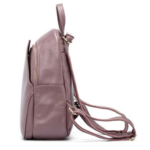 将图片加载到图库查看器，Zency Women's Genuine Leather Backpacks Ladies Fashion Travel Bags Femal Daily Holiday Knapsack Preppy Style Girl's Schoolbag
