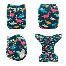 将图片加载到图库查看器，ModernLuxury Printed Baby Cloth Diaper Reusable Cloth Nappy Snap Adjustable Pocket Diaper Nappies For Baby Kids
