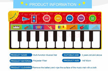 将图片加载到图库查看器，Children Musical Toys Crawling Piano Carpet Educational Toy Kids Baby Touch Play Game Mats Gift For Kids
