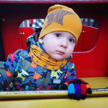 将图片加载到图库查看器，Modern Baby Boys &amp; Girls Hat Scarf Set Beanie Boys Caps with Scarf for Kids In elegant Modern Design

