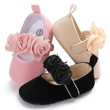 将图片加载到图库查看器，Infant Newborn Soft Sweet Baby Shoe Kids Wedding Party Dress Footwear Children Princess First Walker Baby Girl Shoes
