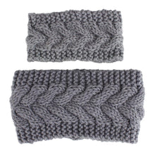 Load image into Gallery viewer, HandmadeKnit Wool Hairband for Mother &amp; Daughter Headband Knit Flower Hairband Ear Warmer Headwrap
