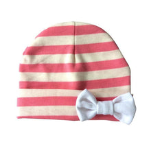 Load image into Gallery viewer, Modern Baby Girls and Boys Cotton Butterfly Hat For Newborn Infant Caps For Winter ad Sleeping for Baby Kids
