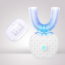 Load image into Gallery viewer, Teethbrush Whitening V-White 360° Ultrasonic Electric Toothbrush Sonic Toothbrush for Adults | 2021 Model | Rechargeable Portable Automatic LED light Infrared Protecting for Gums IPX7 Waterproof Hands Free
