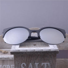 Load image into Gallery viewer, New Luxury Modern Fashion Retro Designer Super Round Circle Glasses  With Cat Eye Women's Sunglasses With UV400 Protection
