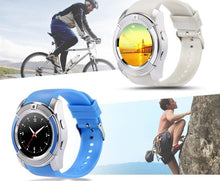 Load image into Gallery viewer, Famous Sport Men Smart Watch WIth SIM card For Android and IOS sistems With Camera Rounded Answer Call Dial Call Smartwatch and  Heart Rate Fitness Tracker
