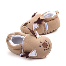 将图片加载到图库查看器，Newborn Baby First Walker Girls Boy Shoes Cartoon Animals Cotton Shoe Toddler Soft Sole Anti-slip Infant Shoes
