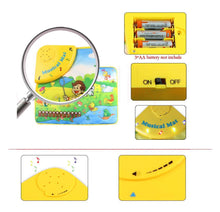 Load image into Gallery viewer, Music Animal Voice Singing Piano Farm Baby Play Gym Mat Baby Game Carpet Baby Toy
