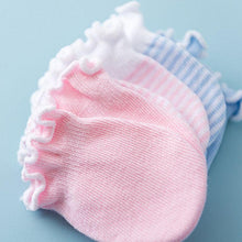 Load image into Gallery viewer, 4 Pairs Children Newborn Socks Gloves Anti-scratch Breathable Elasticity Protection For Babies
