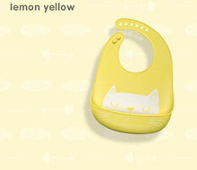 Load image into Gallery viewer, Bibs Waterproof Silicone Feeding Baby Saliva Towel Newborn Cartoon Aprons Baby Bibs Adjustable

