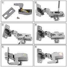 Load image into Gallery viewer, LED Inner Hinge lamp Under Cabinet Light Universal Wardrobe Light Sensor Led  For Cupboard Closet Kitchen Bedroom Decor Lamp
