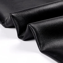 将图片加载到图库查看器，BIVIGAOS Fall Winter Women's Fleece Black Leather Pants Female PU Leggings Slim Skinny High Waist PU Leggings Trousers For Women

