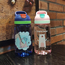 Load image into Gallery viewer, Baby Bottle Infant Newborn Cup Children Learn Feeding Drinking Bottle Kids Straw Juice Water Bottles For Kids
