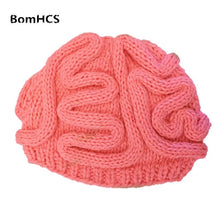 Load image into Gallery viewer, BomHCS Funny Cool Winter Personality Horrible Brain Wool Hat Warm Handmade Men's Women's Beanie Caps Gifts
